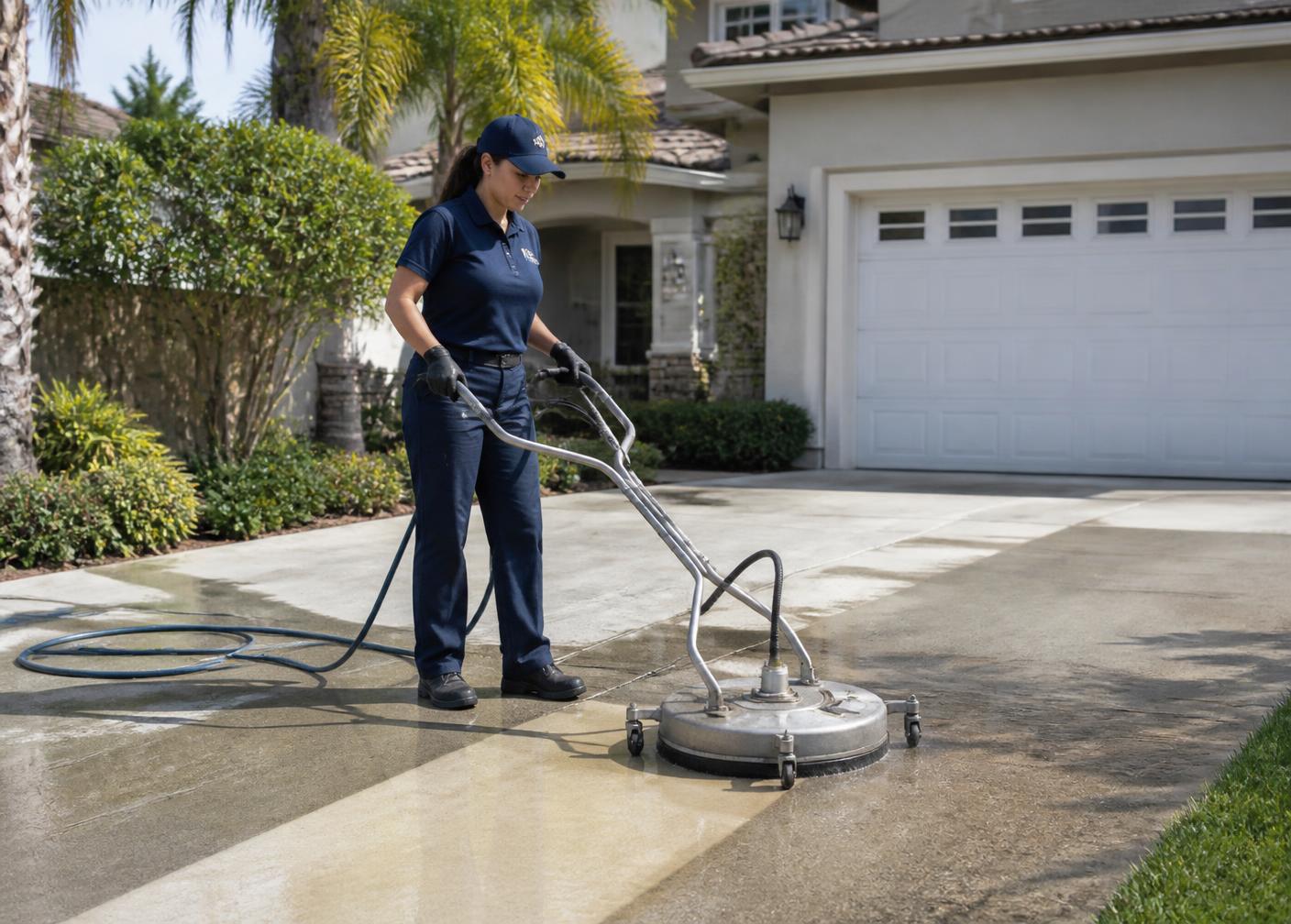 Driveway & Sidewalk Cleaning in Vernon Hills